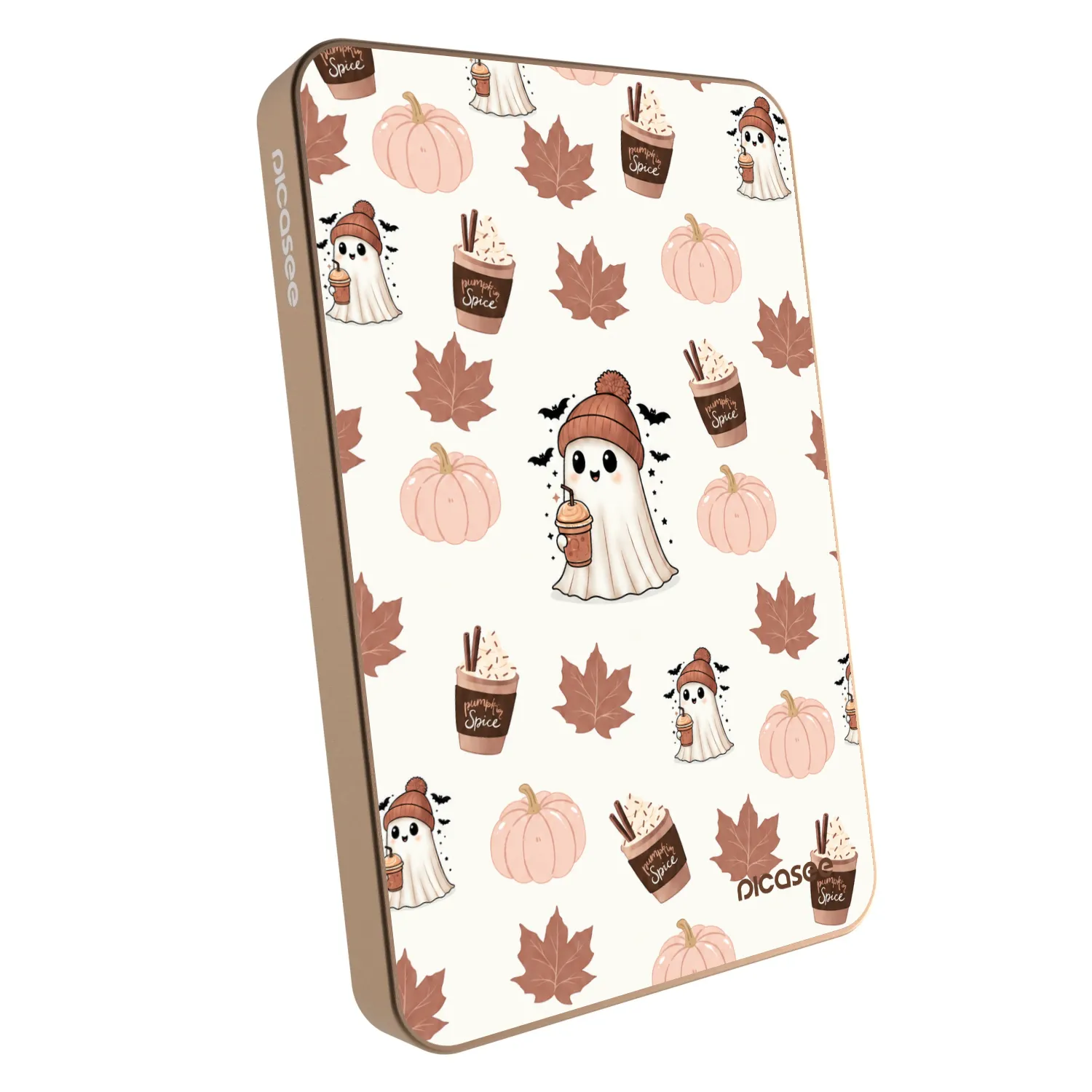 Picasee Powerbanka s MagSafe 5 000 mAh Zlatá - Pumpkin spice