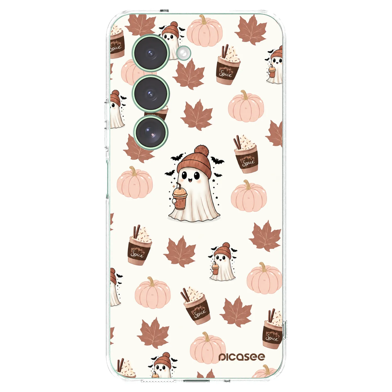 Picasee silikonový průhledný obal pro Xiaomi Redmi 15 5G - Pumpkin spice