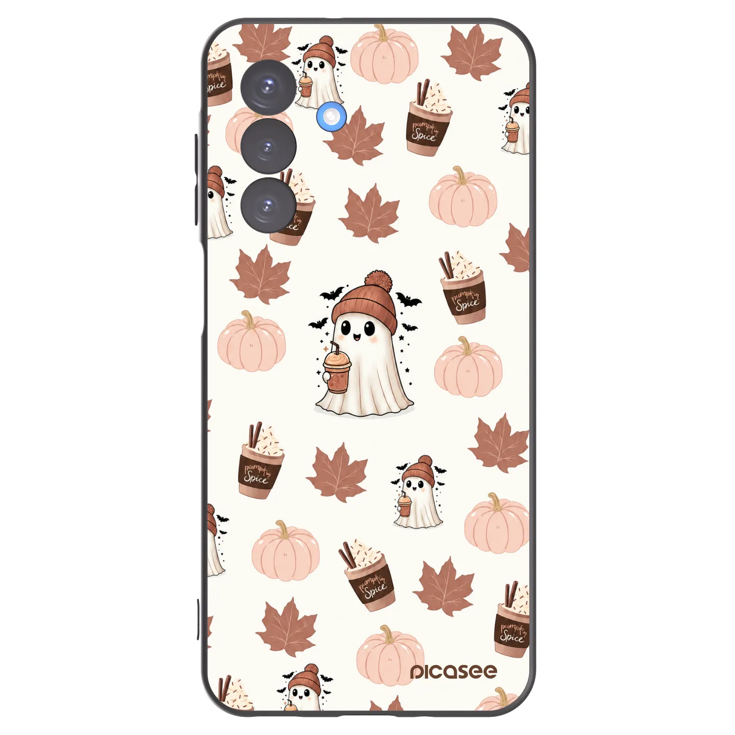 Picasee silikonový černý obal pro Samsung Galaxy A17 5G - Pumpkin spice