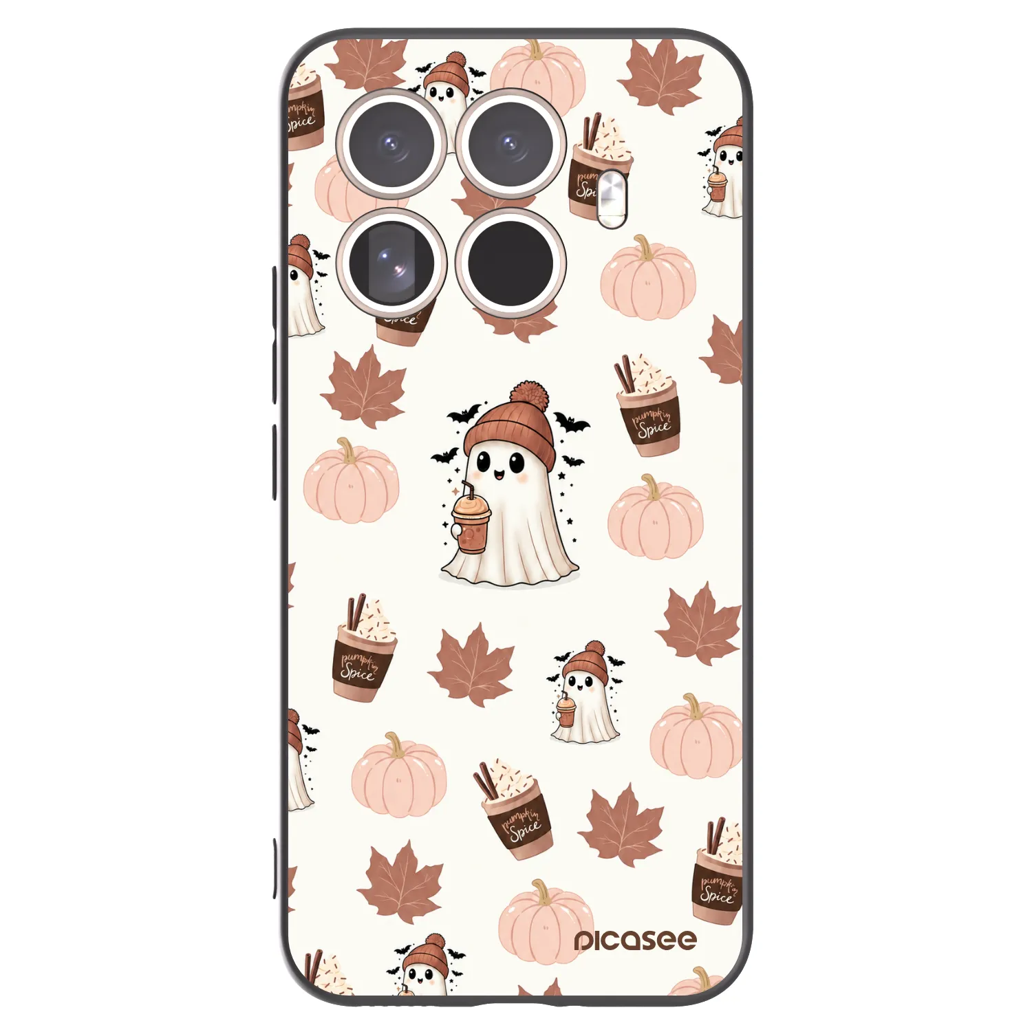 Picasee silikonový černý obal pro Xiaomi 15T Pro - Pumpkin spice