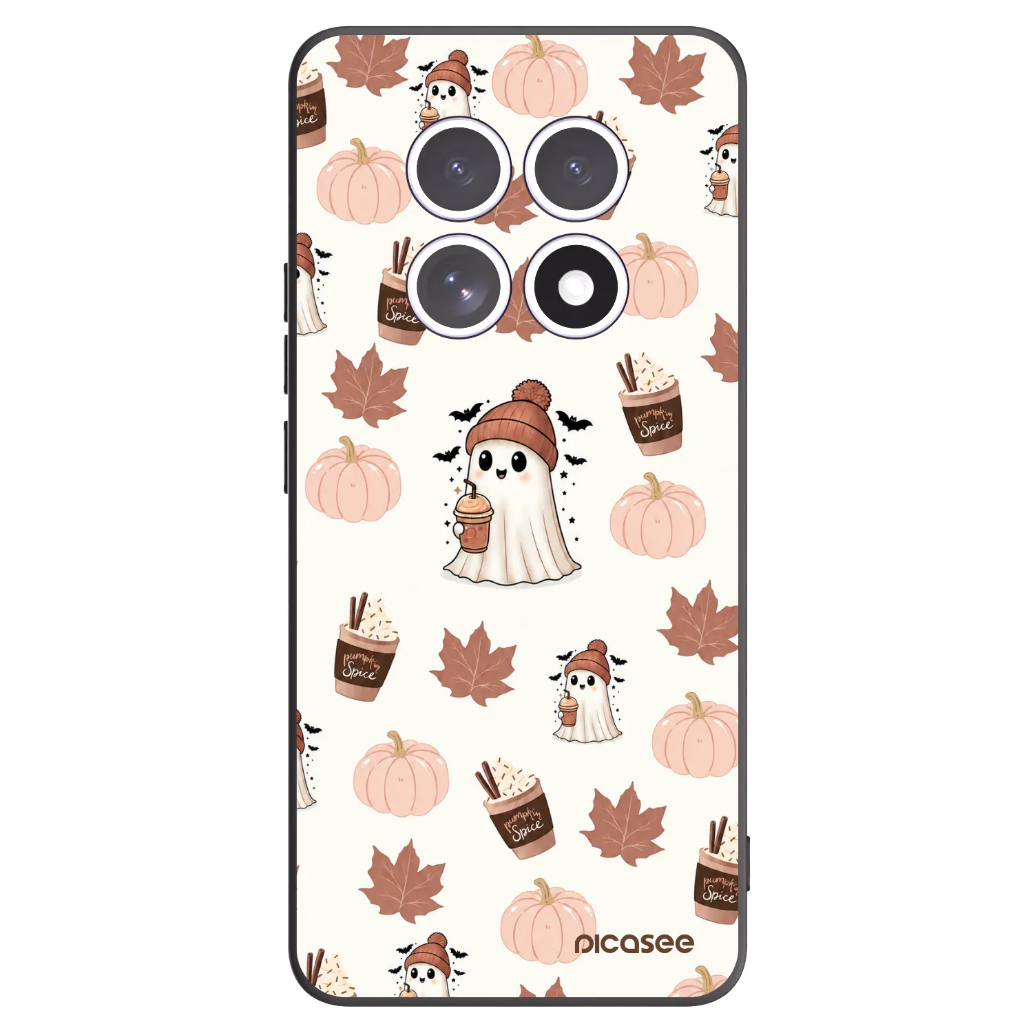 Picasee silikonový černý obal pro Xiaomi Redmi Note 15 4G - Pumpkin spice
