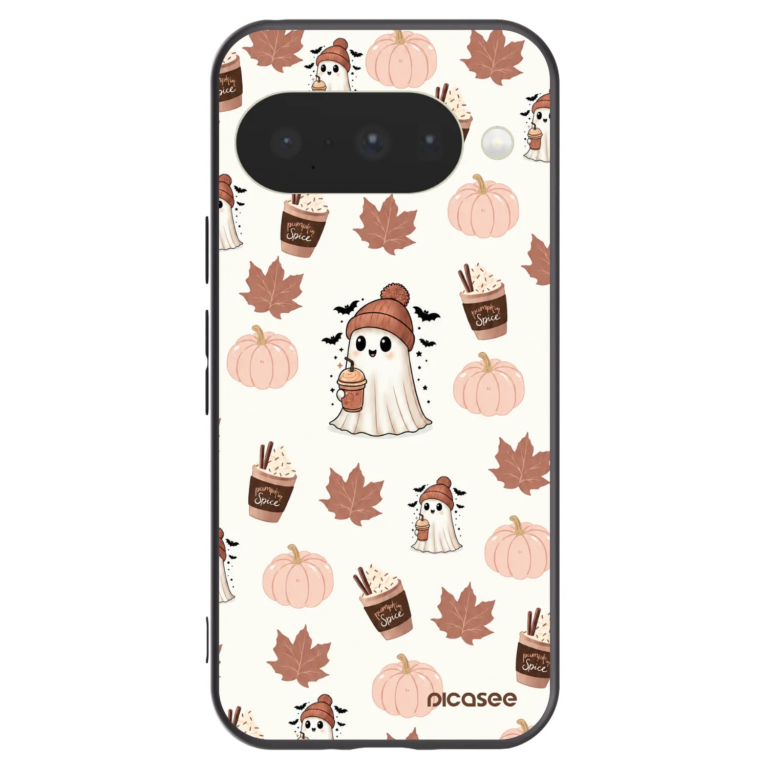 Picasee silikonový černý obal pro Google Pixel 10 - Pumpkin spice