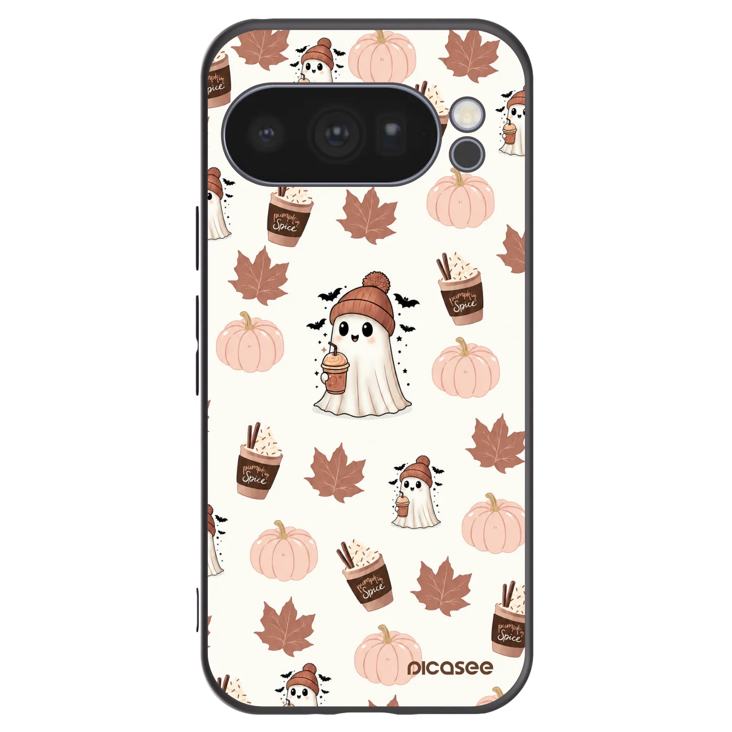 Picasee silikonový černý obal pro Google Pixel 10 Pro - Pumpkin spice