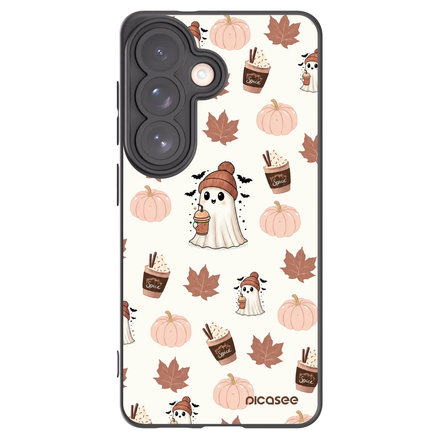 Picasee silikonový černý obal pro Samsung Galaxy S26 - Pumpkin spice