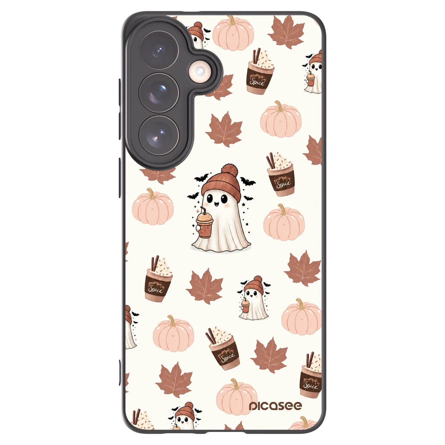 Picasee silikonový černý obal pro Samsung Galaxy S26+ - Pumpkin spice