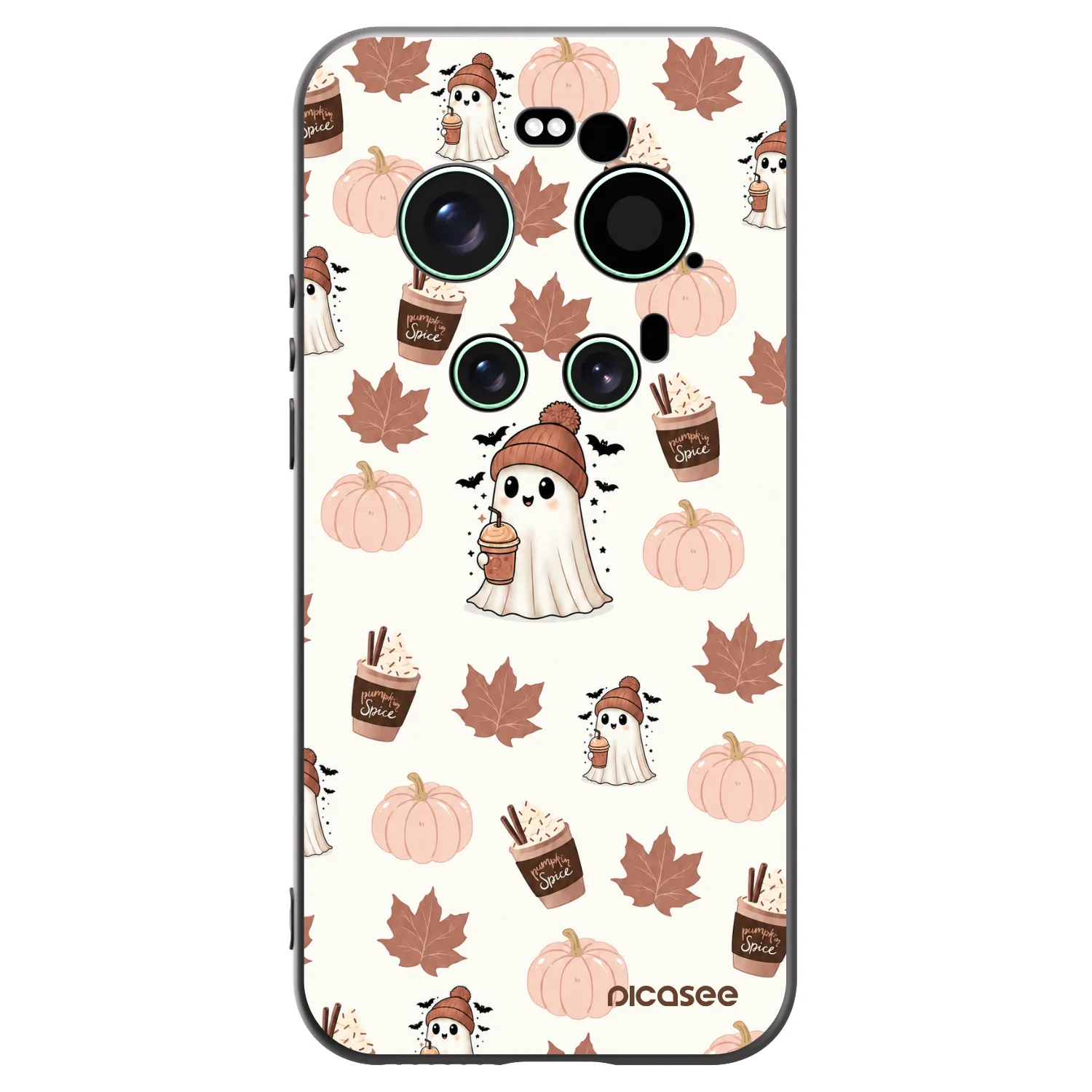 Picasee silikonový černý obal pro Xiaomi 17 Ultra - Pumpkin spice