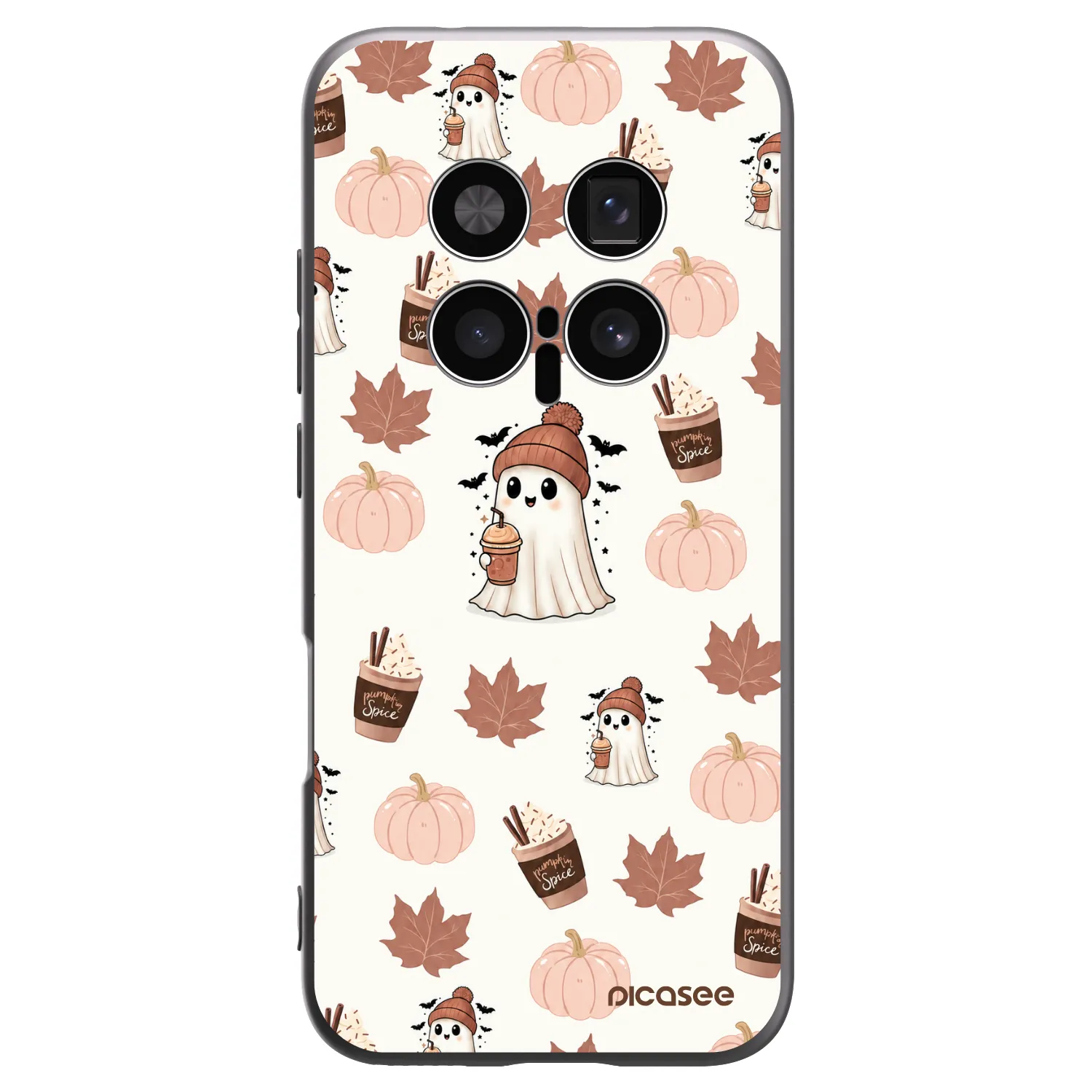Picasee silikonový černý obal pro Honor Magic8 Pro 5G - Pumpkin spice