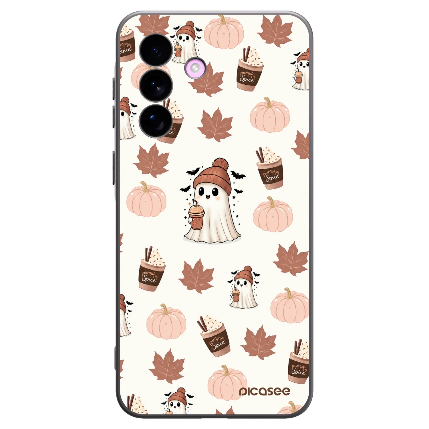 Picasee silikonový černý obal pro Samsung Galaxy A57 5G - Pumpkin spice