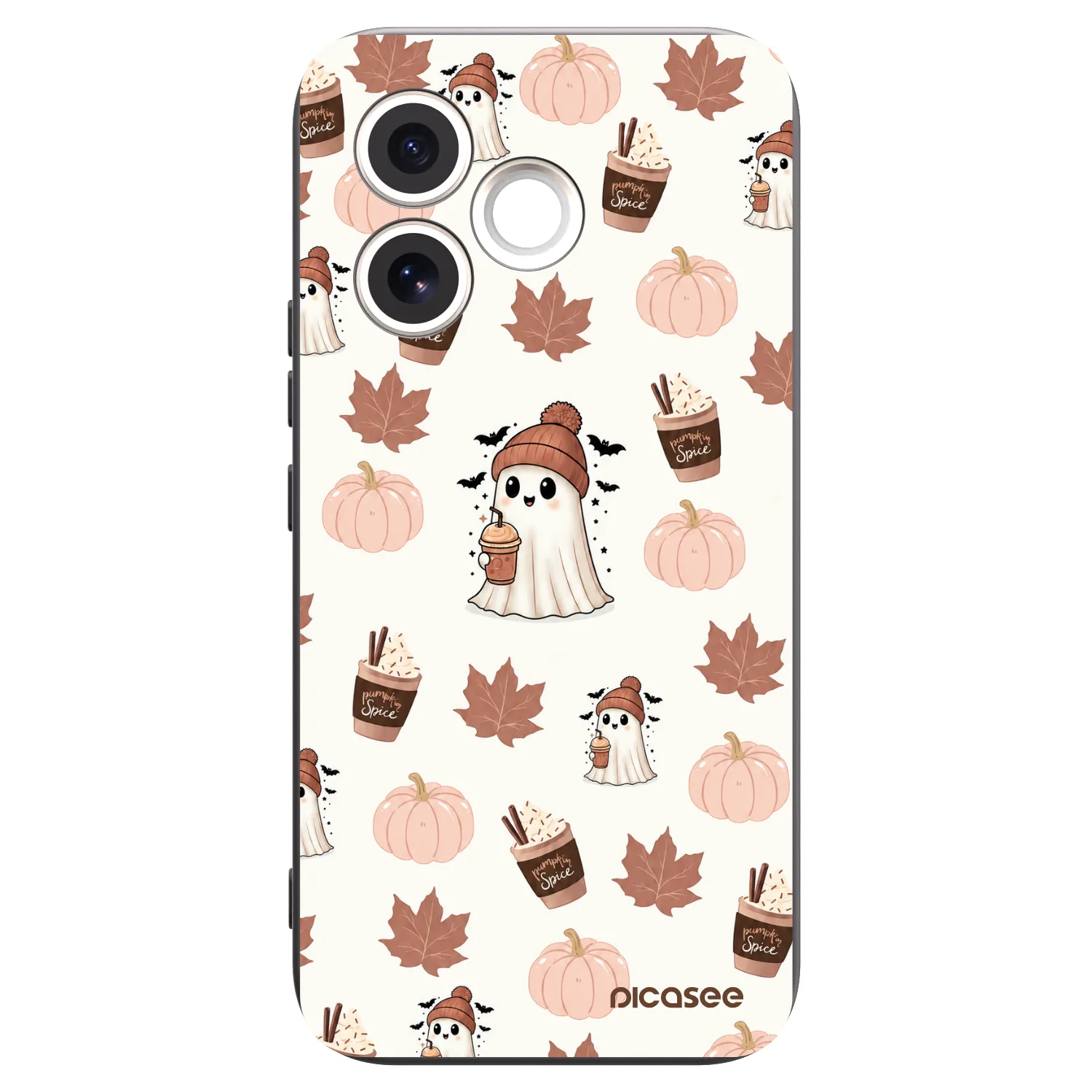 Picasee silikonový černý obal pro Honor 600 Lite - Pumpkin spice