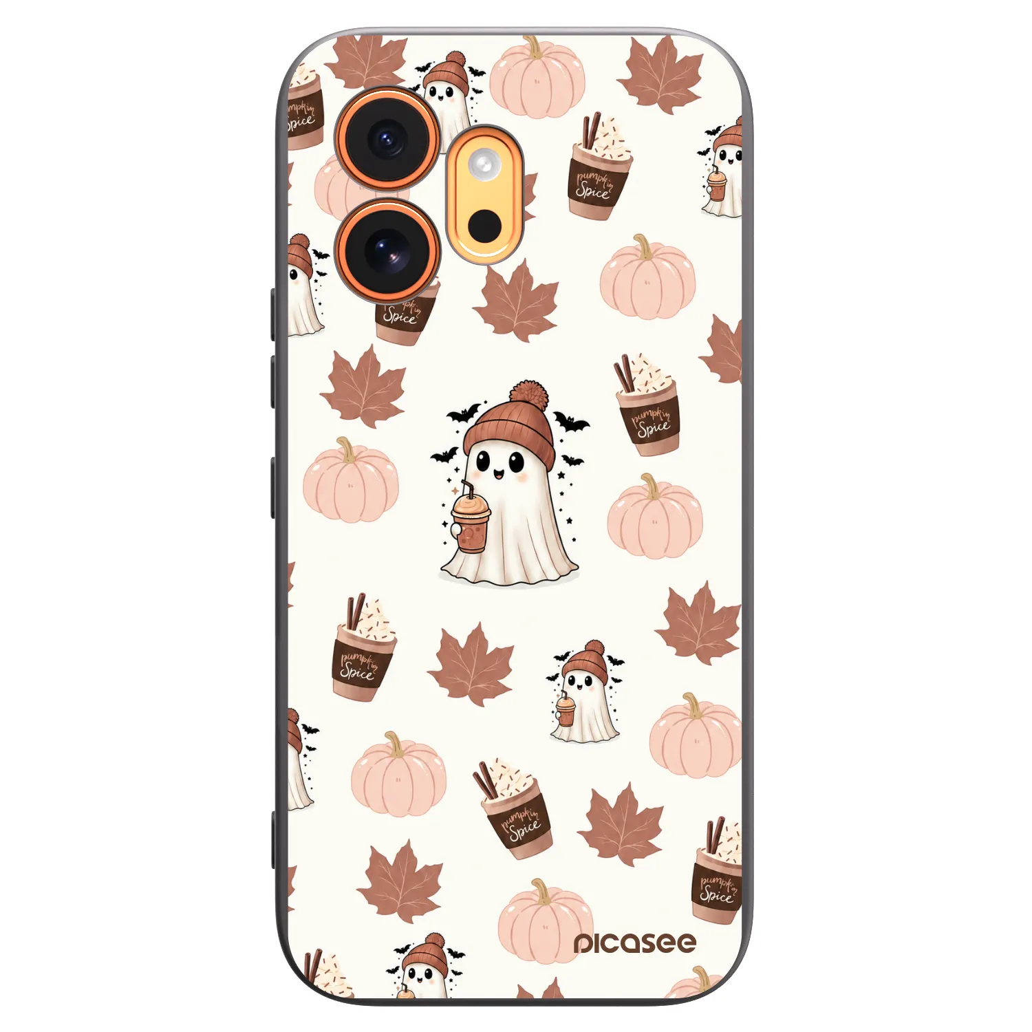 Picasee silikonový černý obal pro Honor 600 - Pumpkin spice