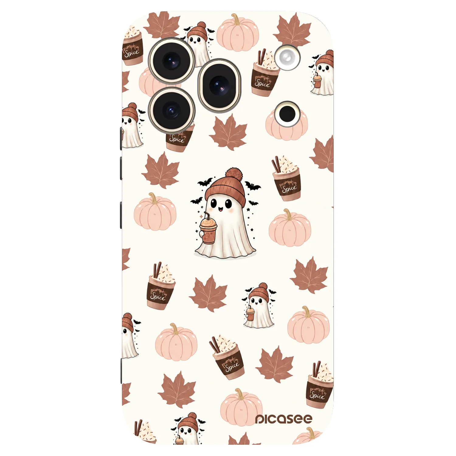 Picasee silikonový černý obal pro Honor 600 Pro - Pumpkin spice
