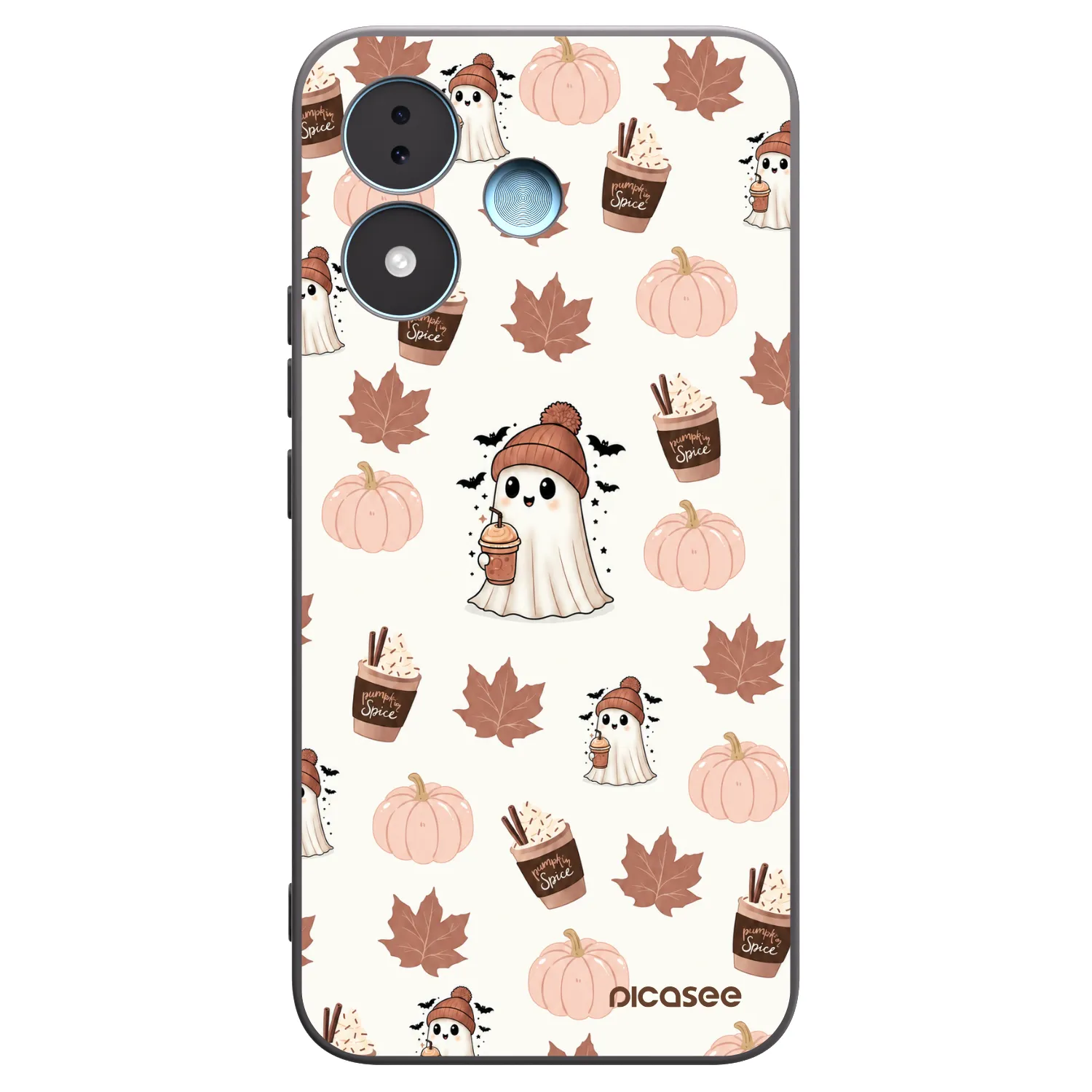 Picasee silikonový černý obal pro Xiaomi Redmi Note 17 5G - Pumpkin spice