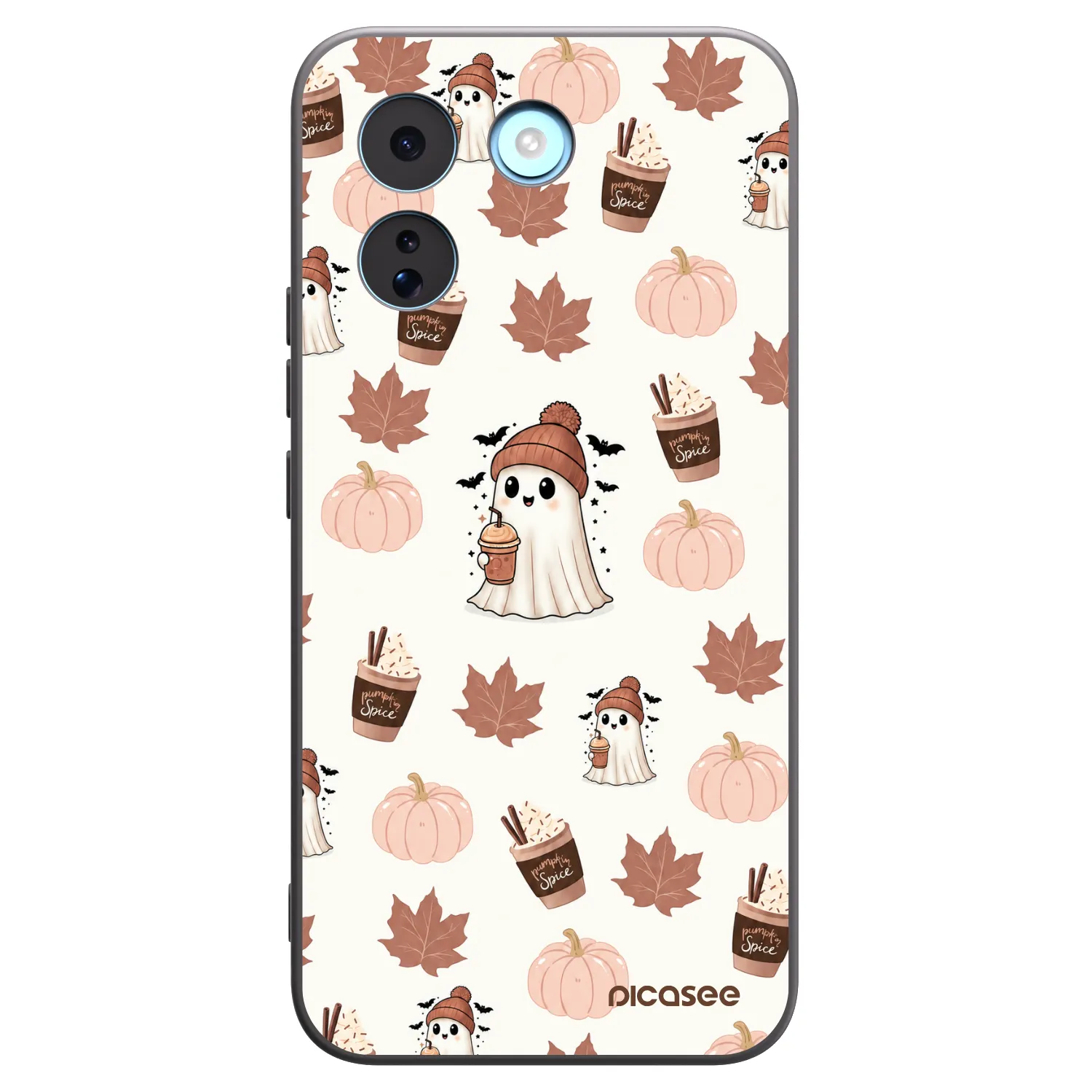 Picasee silikonový černý obal pro Xiaomi Redmi Note 17 Pro MAX 5G - Pumpkin spice