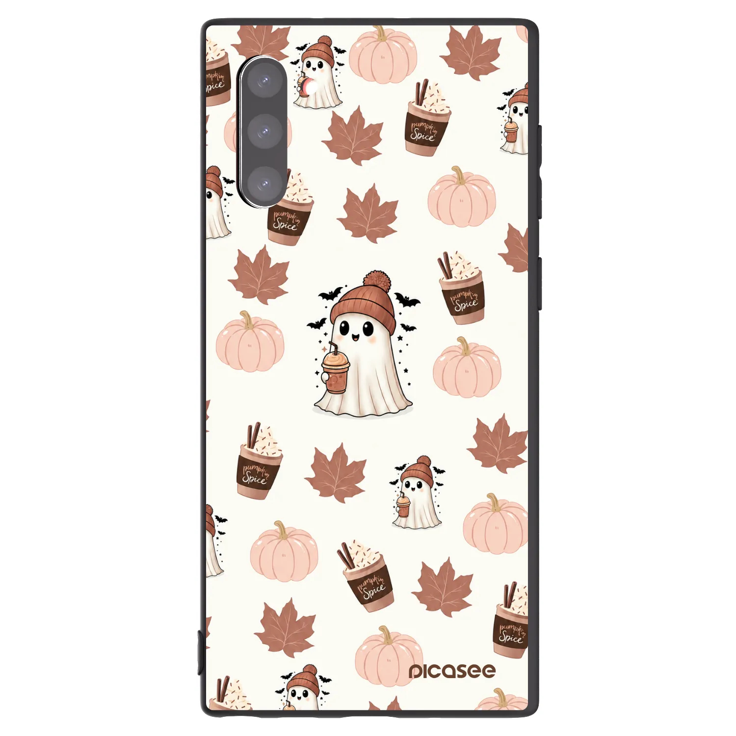 Picasee silikonový černý obal pro Samsung Galaxy Note 10 N970F - Pumpkin spice