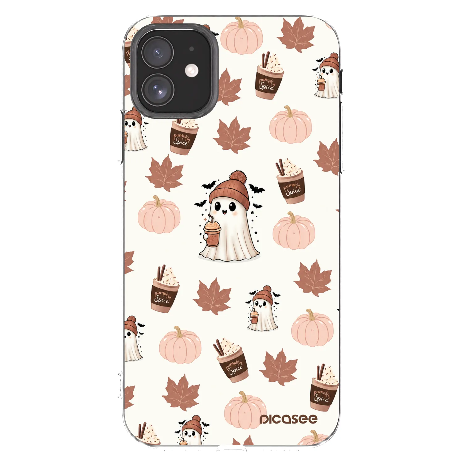 Picasee silikonový průhledný obal pro Apple iPhone 11 - Pumpkin spice