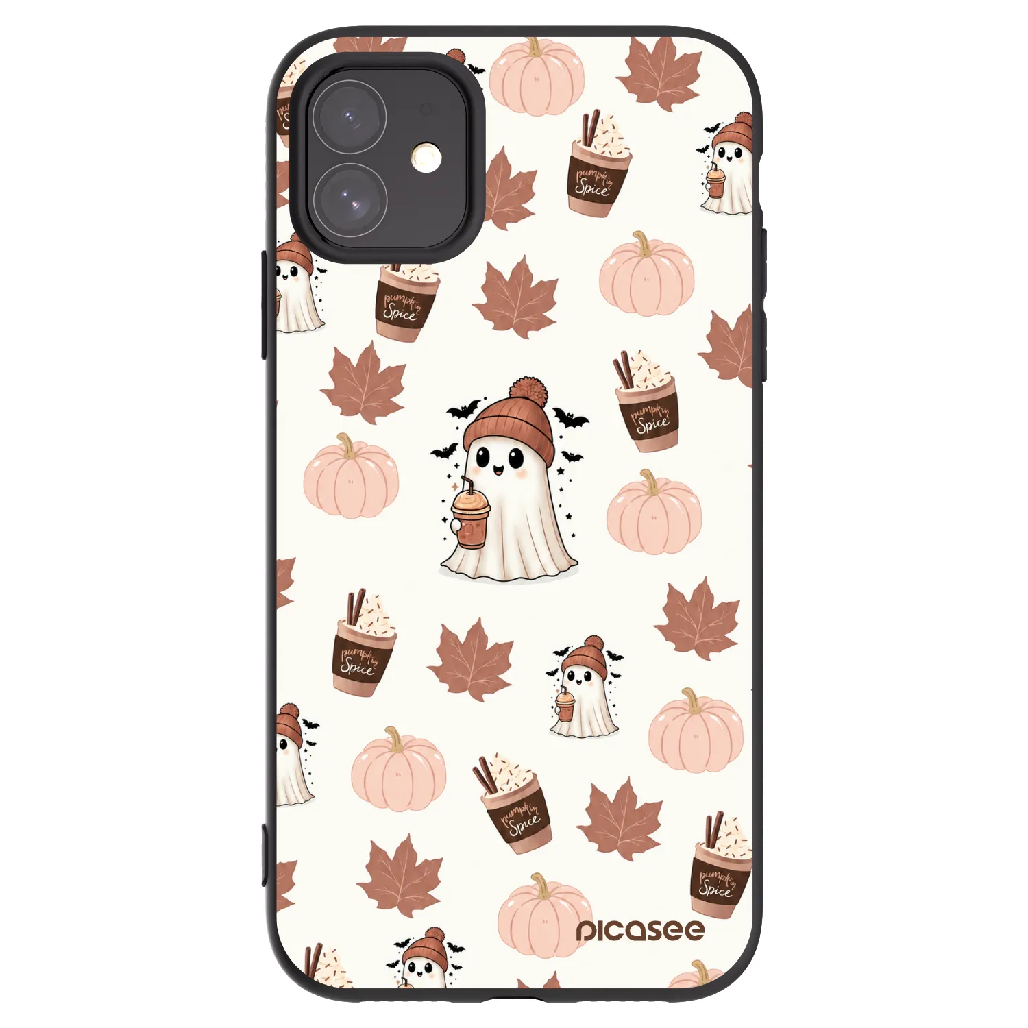 Picasee silikonový černý obal pro Apple iPhone 11 - Pumpkin spice