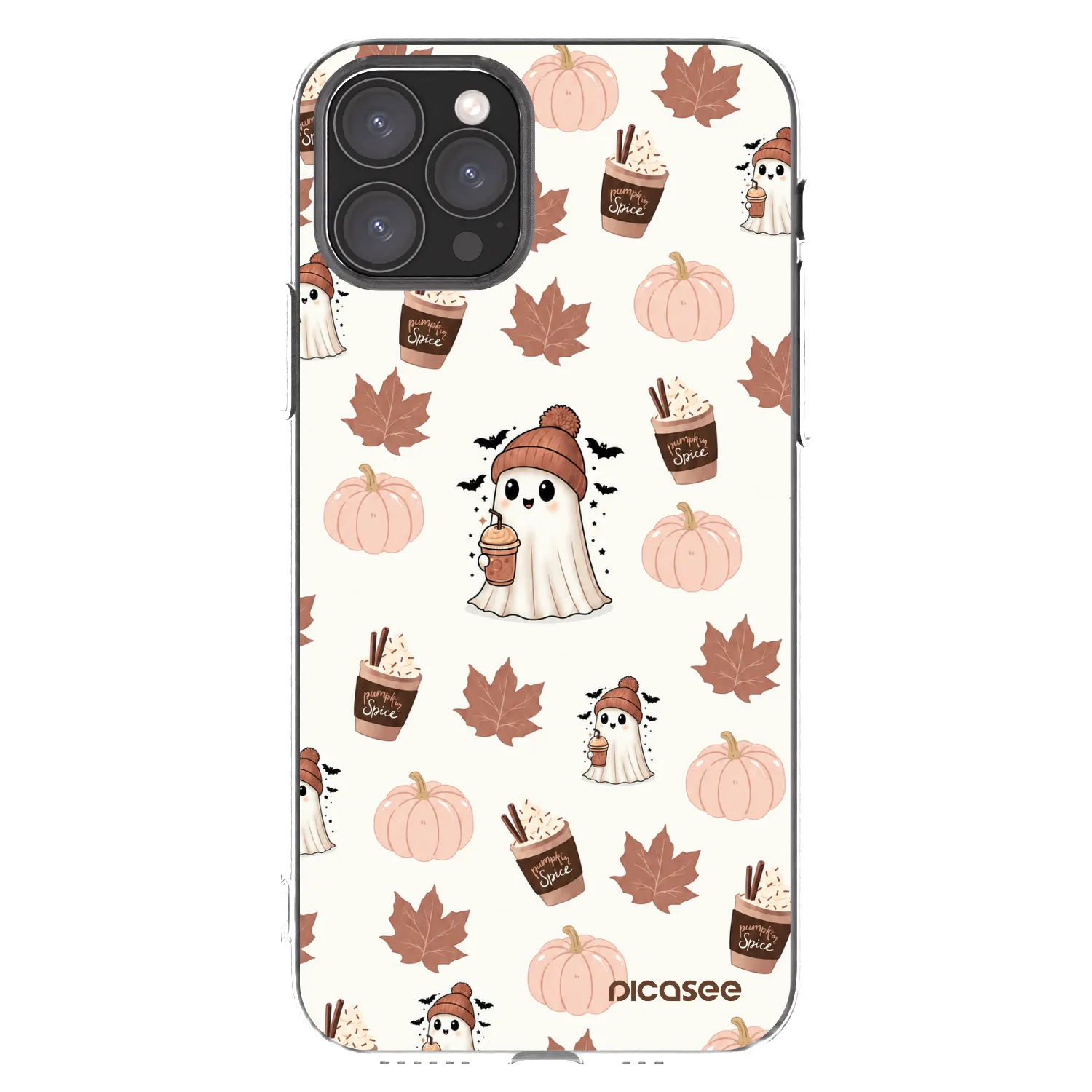 Picasee silikonový průhledný obal pro Apple iPhone 11 Pro - Pumpkin spice