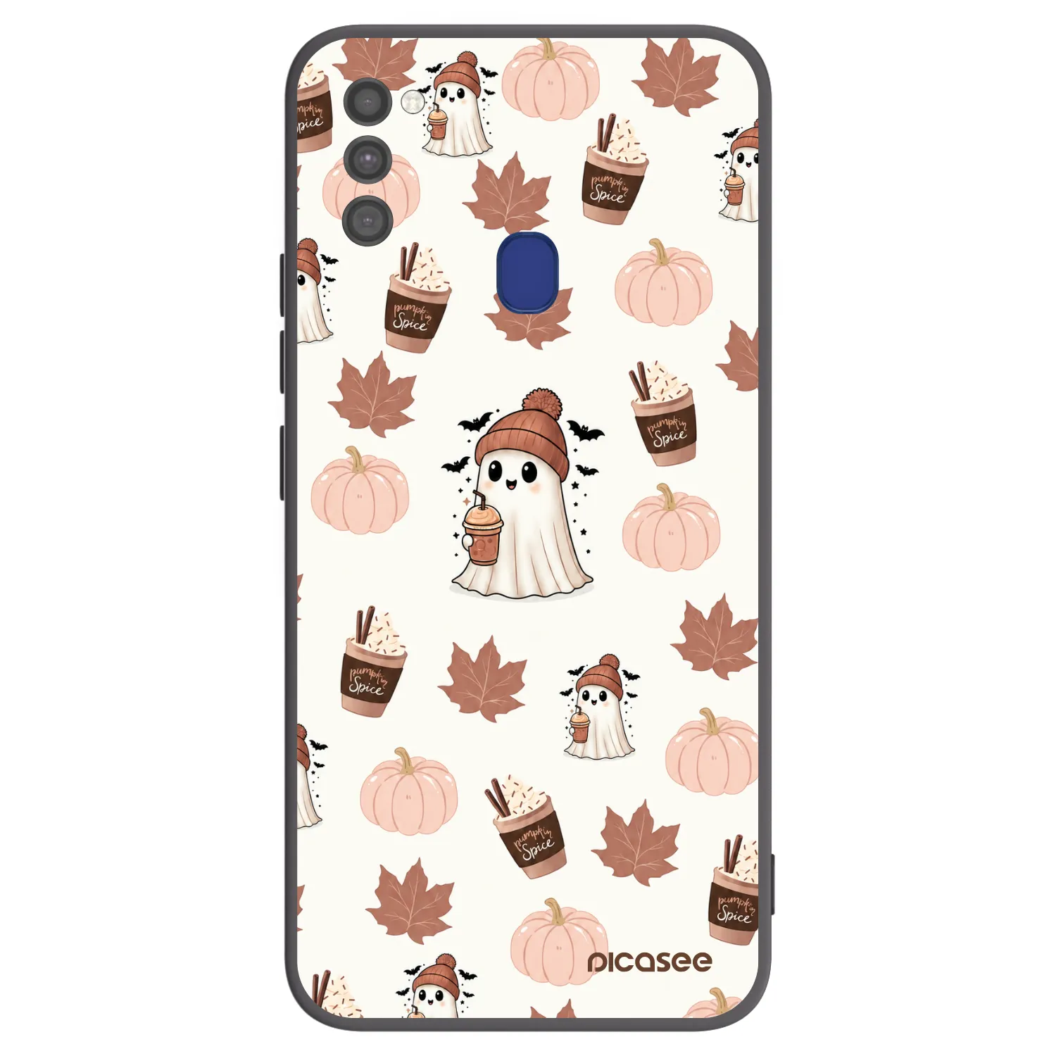 Picasee silikonový černý obal pro Samsung Galaxy M21 M215F - Pumpkin spice