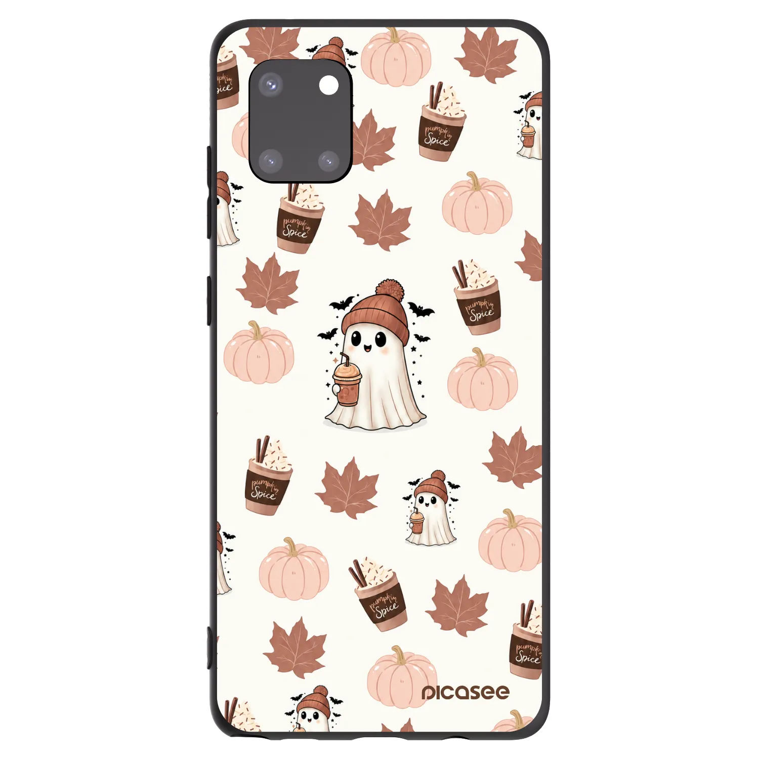 Picasee silikonový černý obal pro Samsung Galaxy Note 10 Lite N770F - Pumpkin spice