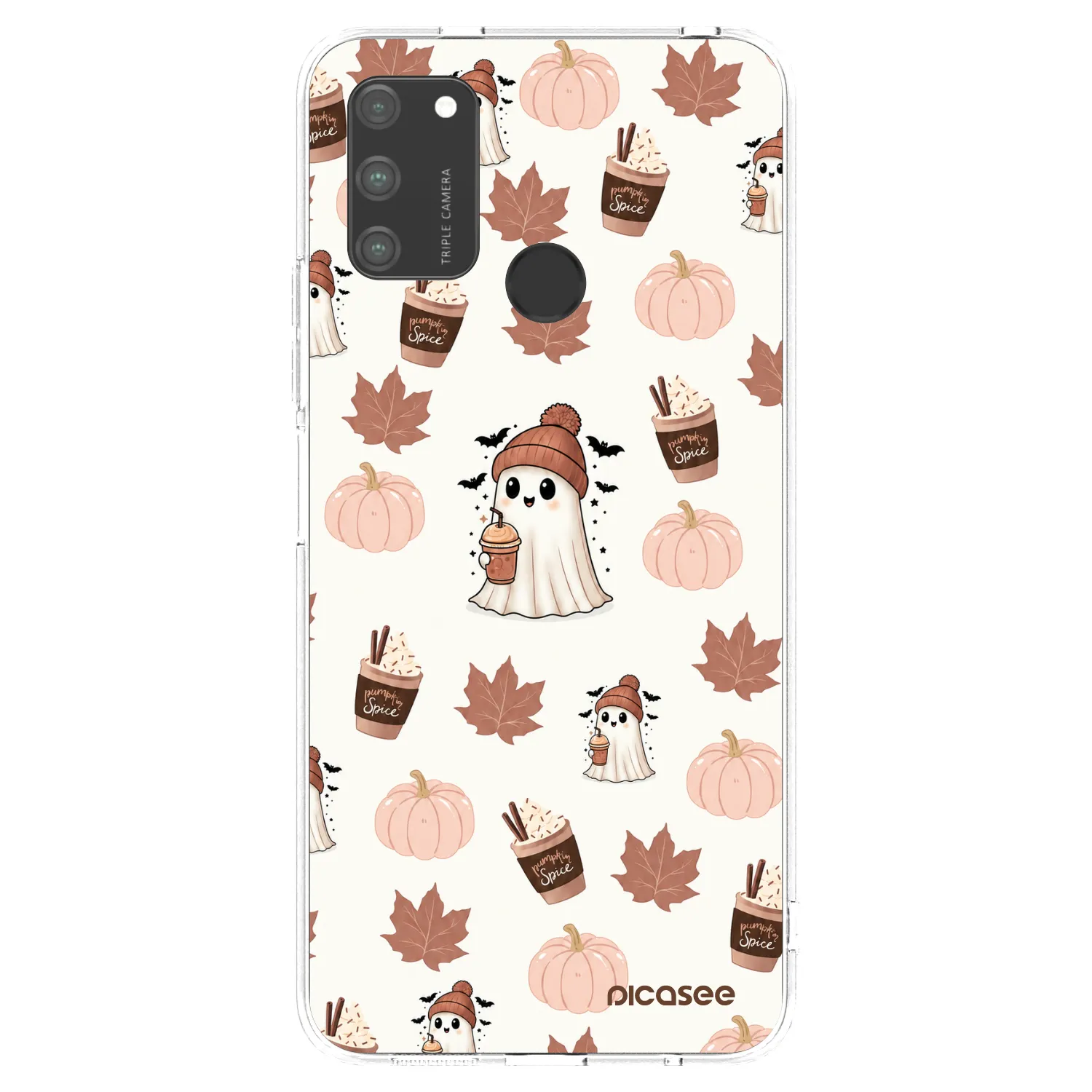 Picasee silikonový průhledný obal pro Honor 9A - Pumpkin spice