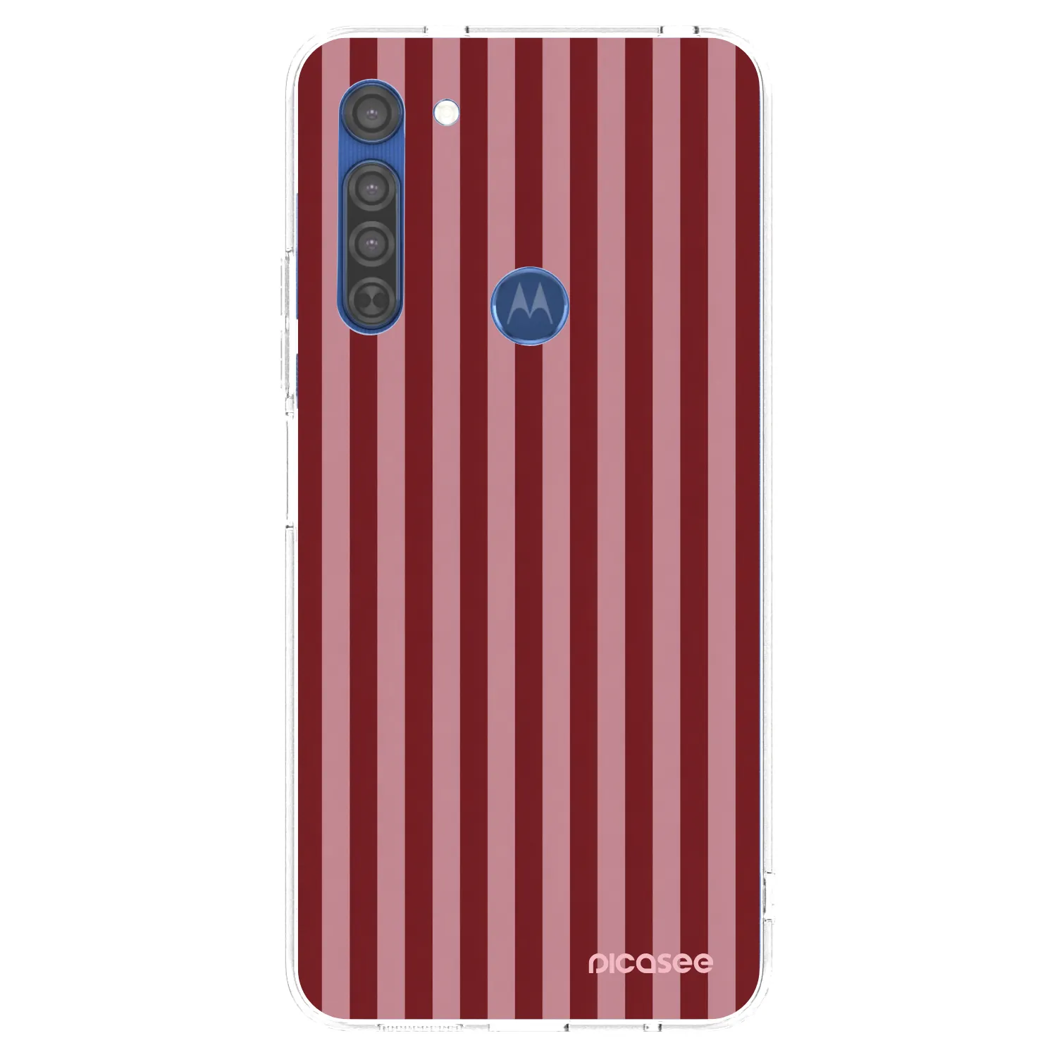 Picasee silikonový průhledný obal pro Motorola Moto G8 - Dawn