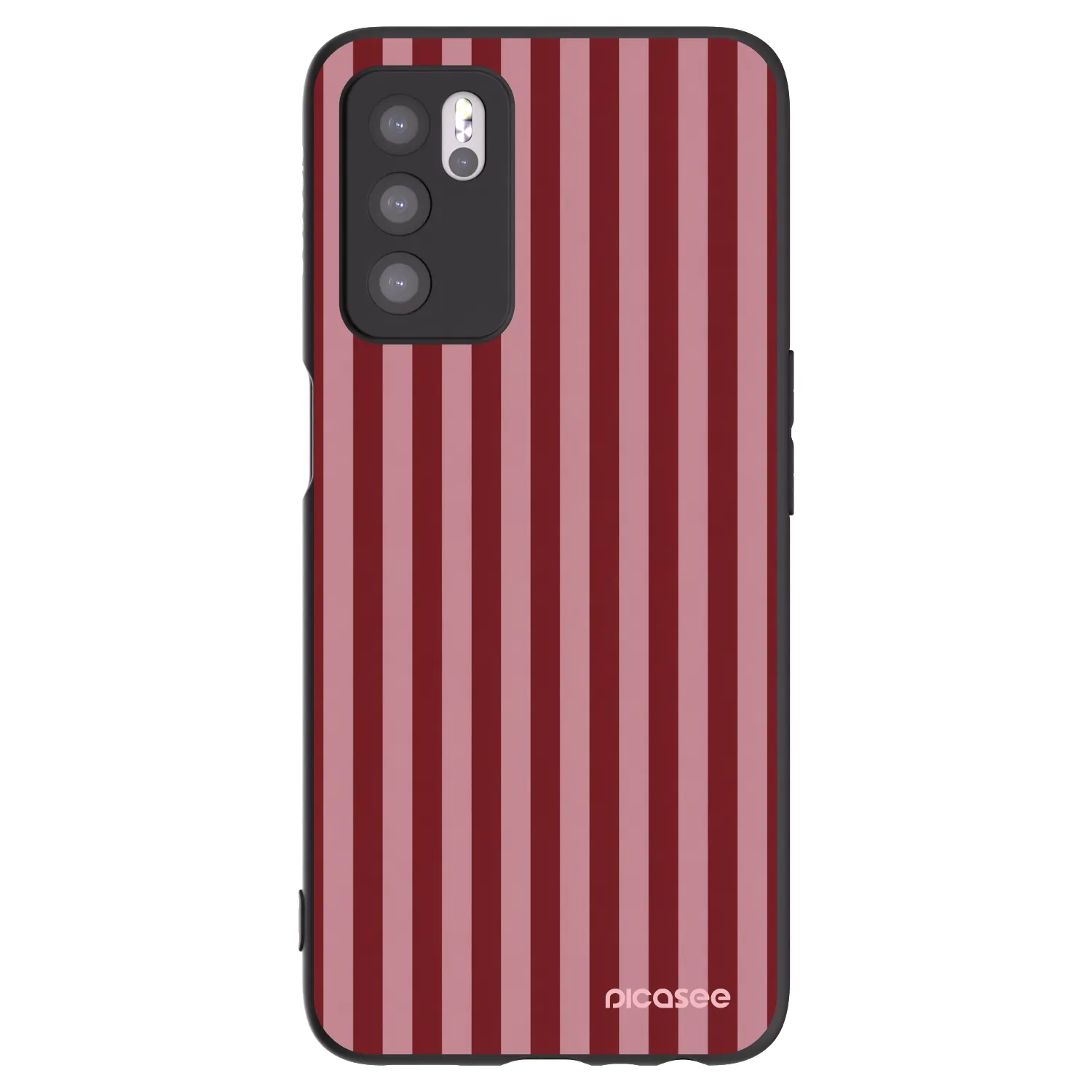 Picasee silikonový černý obal pro OPPO A16 - Dawn