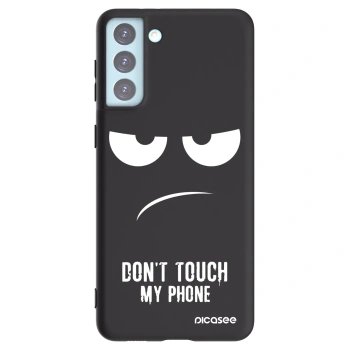 Picasee silikonový černý obal pro Samsung Galaxy S21+ 5G G996F - Nešahej mi na telefon