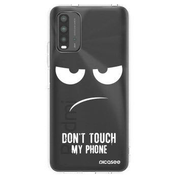 Picasee silikonový černý obal pro Xiaomi Redmi 9T - Nešahej mi na telefon
