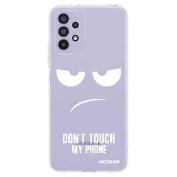 Picasee silikonový průhledný obal pro Samsung Galaxy A32 4G SM-A325F - Nešahej mi na telefon