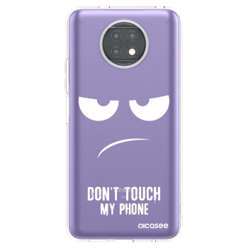 Picasee silikonový průhledný obal pro Xiaomi Redmi Note 9T - Nešahej mi na telefon