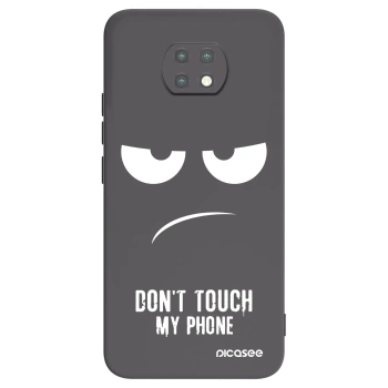 Picasee silikonový černý obal pro Xiaomi Redmi Note 9T - Nešahej mi na telefon