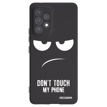 Picasee silikonový černý obal pro Samsung Galaxy A53 5G A536 - Nešahej mi na telefon