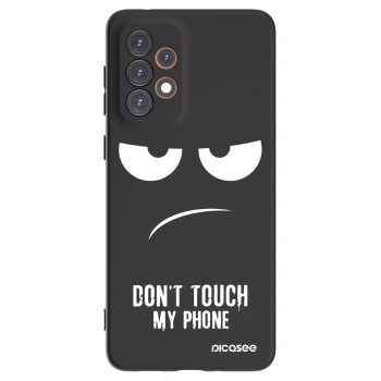 Picasee silikonový černý obal pro Samsung Galaxy A33 5G A336 - Nešahej mi na telefon