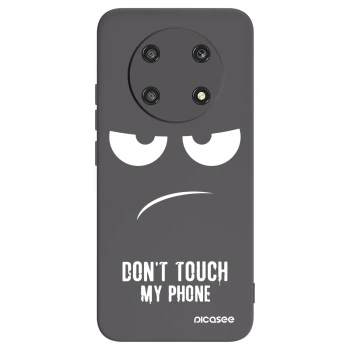 Picasee silikonový černý obal pro Honor Magic4 Lite 5G - Nešahej mi na telefon