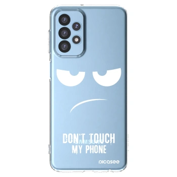 Picasee silikonový průhledný obal pro Samsung Galaxy A23 A235F 4G - Nešahej mi na telefon