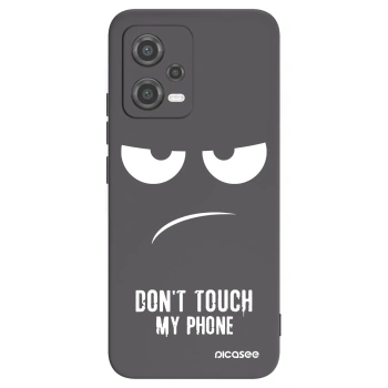 Picasee silikonový černý obal pro Xiaomi Poco X5 - Nešahej mi na telefon