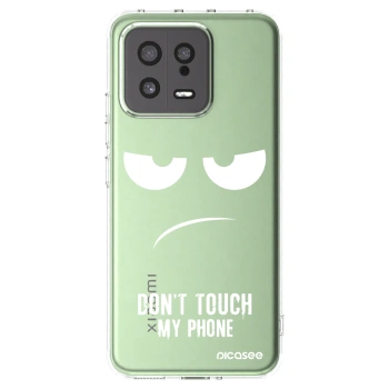 Picasee silikonový průhledný obal pro Xiaomi 13 - Nešahej mi na telefon