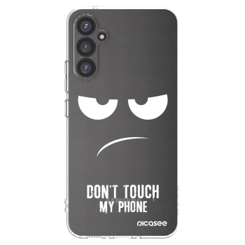 Picasee silikonový průhledný obal pro Samsung Galaxy A34 5G A346B - Nešahej mi na telefon
