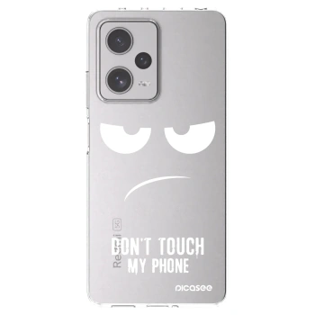 Picasee silikonový průhledný obal pro Xiaomi Redmi Note 12 Pro+ 5G - Nešahej mi na telefon
