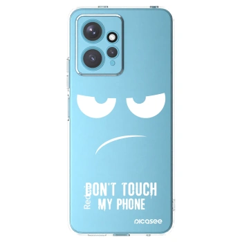Picasee silikonový průhledný obal pro Xiaomi Redmi Note 12 4G - Nešahej mi na telefon