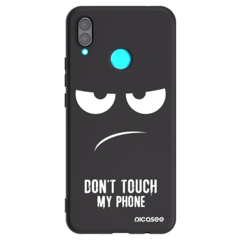 Picasee silikonový černý obal pro Huawei Nova 3 - Nešahej mi na telefon