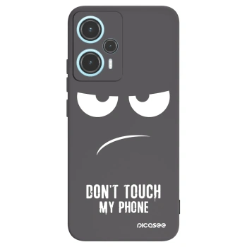 Picasee silikonový černý obal pro Xiaomi Poco F5 - Nešahej mi na telefon