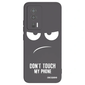 Picasee silikonový černý obal pro Xiaomi Poco F5 Pro 5G - Nešahej mi na telefon