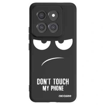 Picasee silikonový černý obal pro Xiaomi 14 Pro - Nešahej mi na telefon