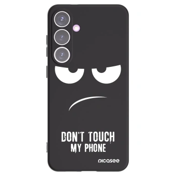 Picasee silikonový černý obal pro Samsung Galaxy S24+ S926B 5G - Nešahej mi na telefon