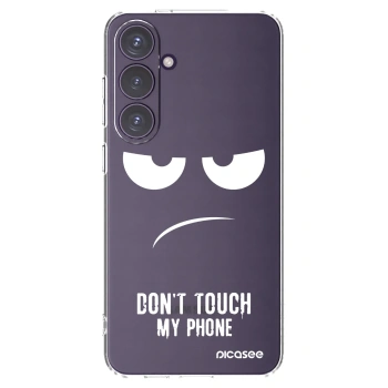 Picasee silikonový průhledný obal pro Samsung Galaxy S24+ S926B 5G - Nešahej mi na telefon