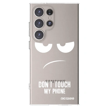 Picasee silikonový průhledný obal pro Samsung Galaxy S24 Ultra S928B 5G - Nešahej mi na telefon