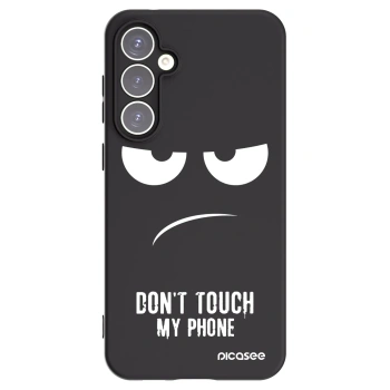 Picasee silikonový černý obal pro Samsung Galaxy S23 FE S711B - Nešahej mi na telefon