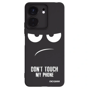 Picasee silikonový černý obal pro Xiaomi Redmi 13C 4G - Nešahej mi na telefon