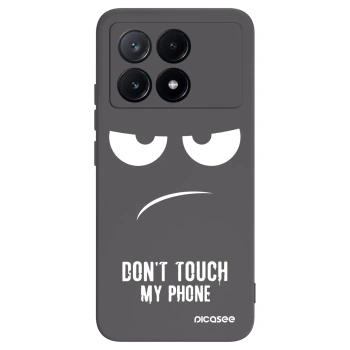 Picasee silikonový černý obal pro Xiaomi Poco X6 Pro - Nešahej mi na telefon